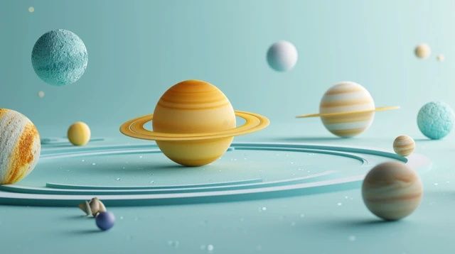 土星探索：太陽系的獨特行星揭秘(圖集)
