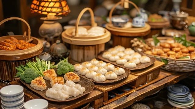 廣東各城市代表美食1、廣州煲仔飯、叉燒包、蝦餃、艇仔粥、腸粉2、深圳光明乳鴿