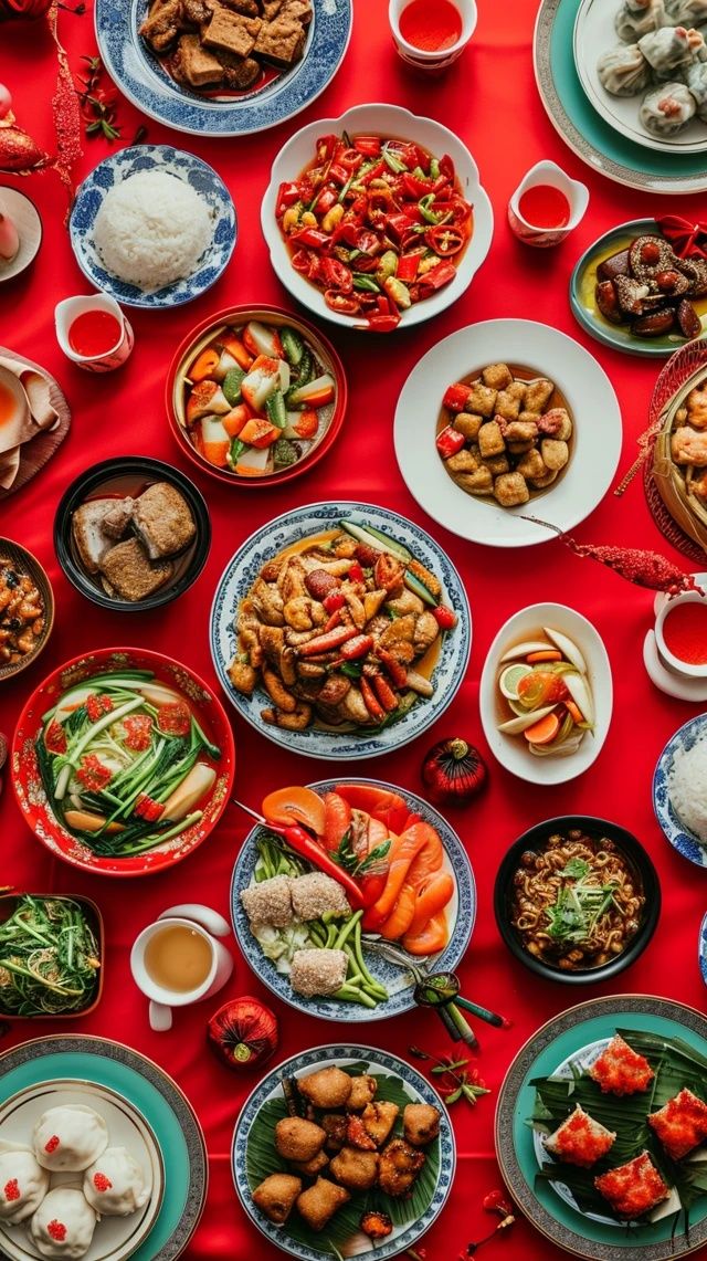 
中國人美食文化盛宴，福澤綿長！ 
