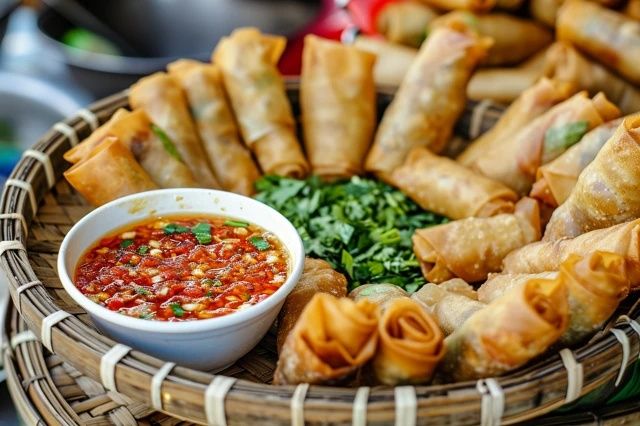 老撾巴色的美食種類繁多，以下是一些當地的特色美食