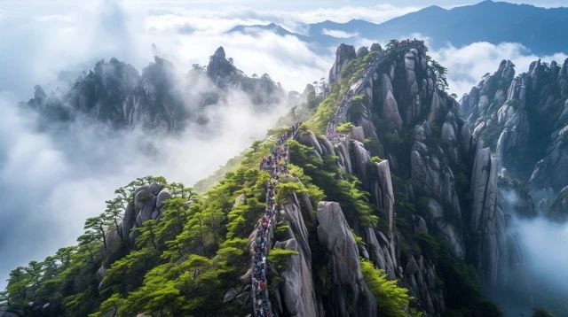 懶人福利！秦嶺天竺山：4A級景區無痛游，涼爽云海隨便看
