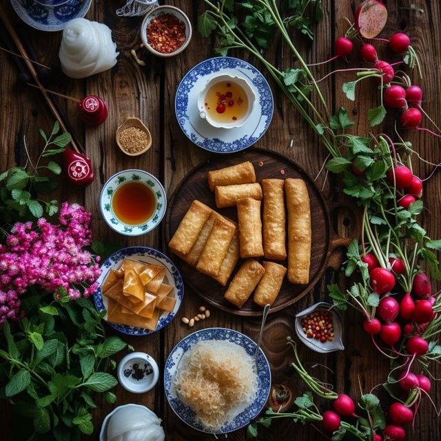 簡(jiǎn)簡(jiǎn)單單又一餐，兩個(gè)鴨爪子、一個(gè)鵝掌、一個(gè)甜辣餅、一碗豆腐花，這就是我的中餐