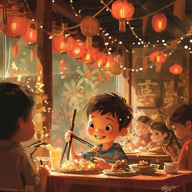 溫情再現！廣東茂名男孩偶遇母親身影于餐廳，瞬間引發思念之情