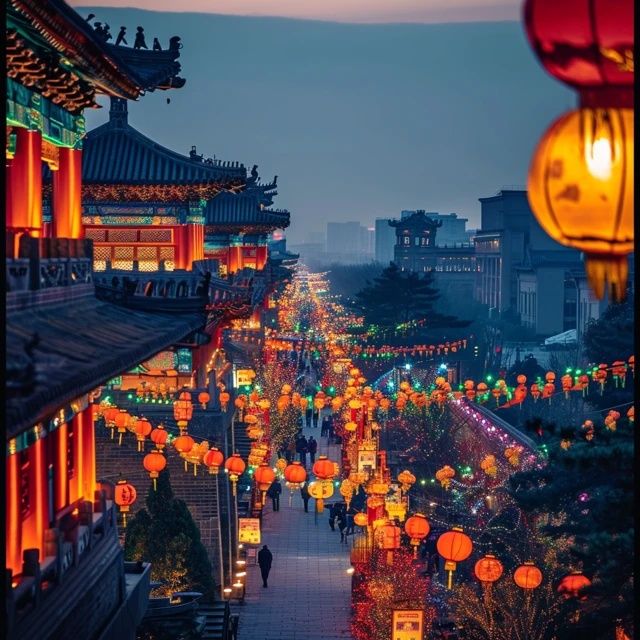 
無錫南長街夜景醉人，古韻水鄉與現代風情交融的歷史街區