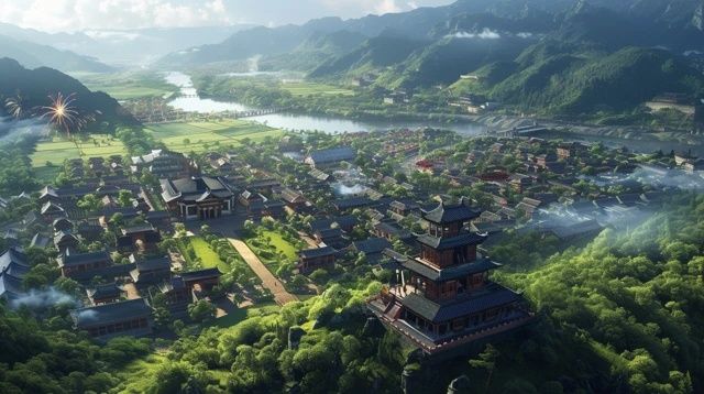 高鐵直達(dá)的千年水鄉(xiāng)：古韻十足的芙蓉鎮(zhèn)，如畫山水與仙俠風(fēng)情的完美融合