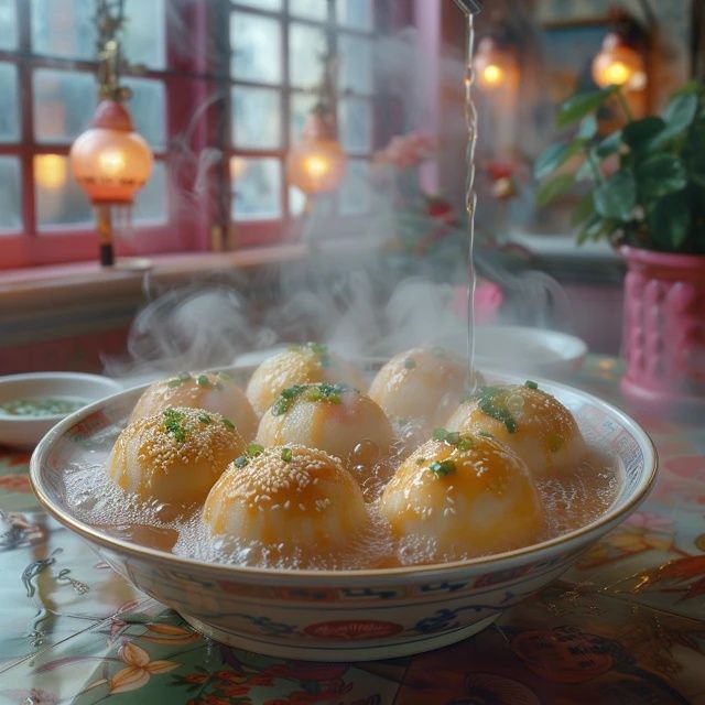 在我們小區(qū)附近，有家不起眼的小店，專門做海安野菜包子，成了鄰里間口口相傳的美味