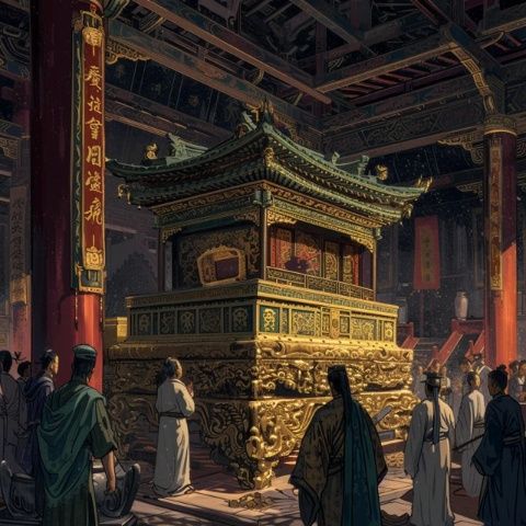 末代皇帝近況：乾隆第七世孫穿龍袍祭祖排場大