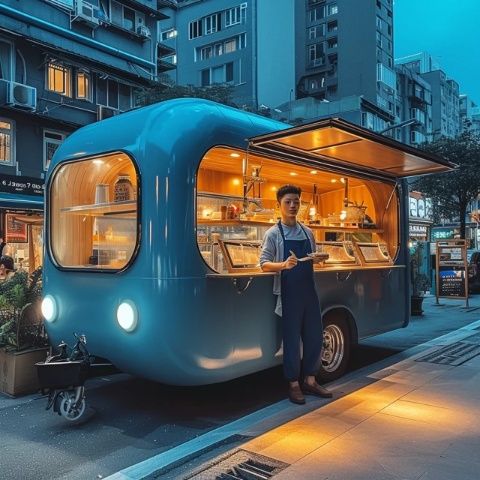 東莞厚街湖光路大潤發(fā)美食街60平多功能經營空間出售, 配置齊全
