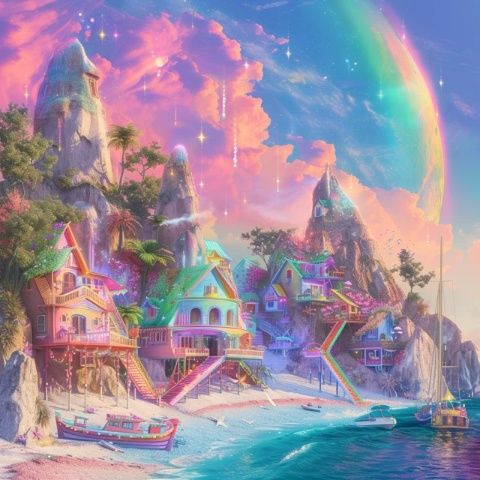 彩云之南風(fēng)景如畫的地方(在美麗的彩云之南，坐落著一個風(fēng)景如畫)