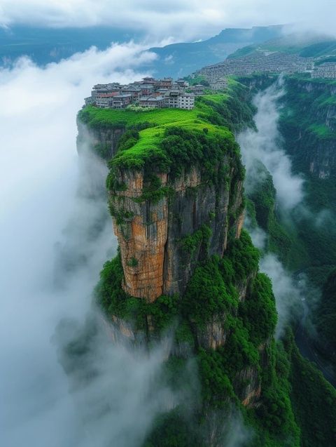 無人機航拍西江千戶苗寨絕美夜景，學會這三個角度，你也能出大片！
