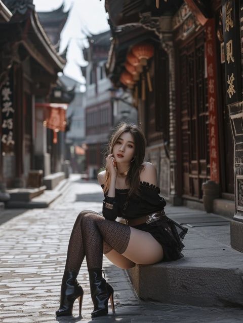 在城市的喧囂中，梁可欣是一位忙碌的都市麗人，平日里活躍在成都繁華的街頭巷尾