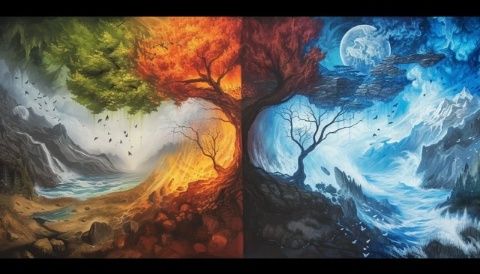 五行相生關(guān)系探究：金、水、木、火、土的自然循環(huán)智慧