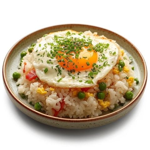 家庭版豬油炒飯做法分享，粒粒分明，香濃可口！