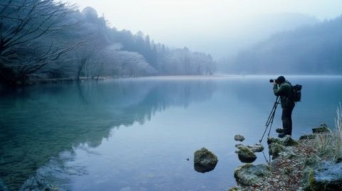 實(shí)拍寧夏著名景區(qū)六盤(pán)山國(guó)家森林公園雪后美景