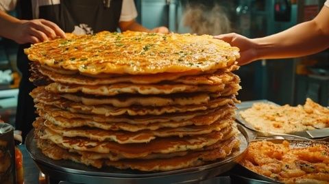 探秘淮安南門小吃街：誘人糯米糕、烤面筋，不可錯過的地道美食！