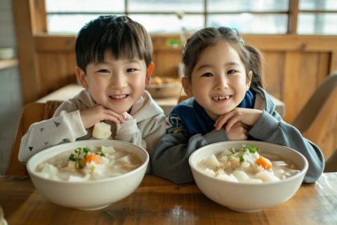 震驚！看看中國貧困山區的孩子們每天吃什么？再看看外國留學生！