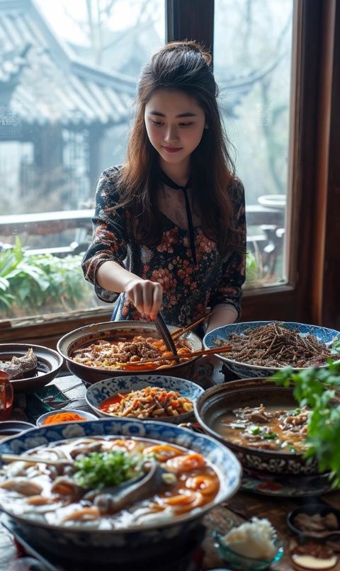 柳江古鎮美食全攻略：烤兔子、藤椒土雞不容錯過！