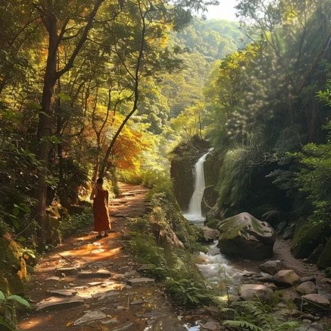 四川之旅奇遇記：韓國美女樂山游，雨中邂逅大佛奇觀