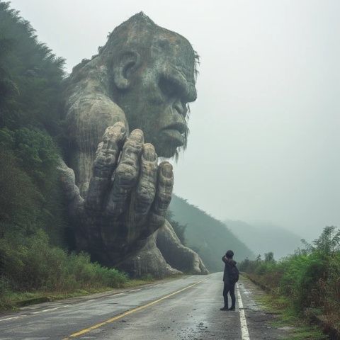 四川之旅奇遇記：韓國美女樂山游，雨中邂逅大佛奇觀