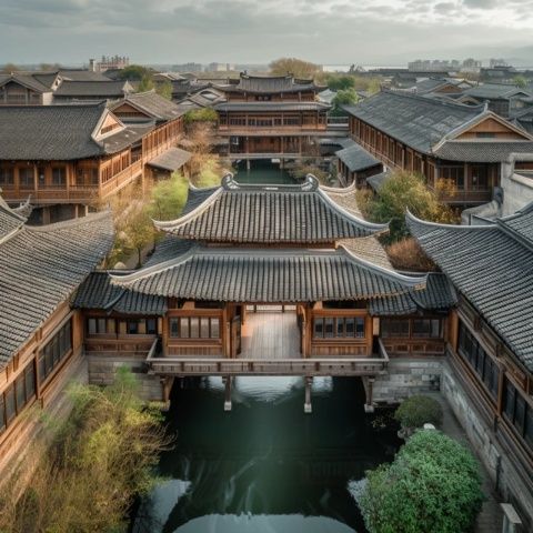 耗資30億！河南打造夢幻仿古小鎮(zhèn)，媲美鳳凰古城（圖）