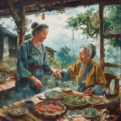 分享一句帶綠的詩句如下：綠蟻新醅酒，紅泥小火爐