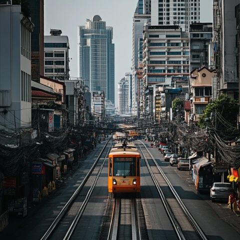 地鐵五號(hào)線直達(dá)南稍門，中貿(mào)廣場(chǎng)步行街輕松逛