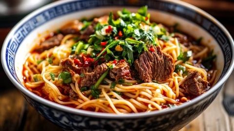 十堰名店三合湯，牛肉粉的味道也很好！
