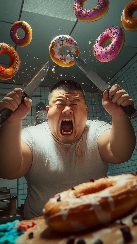遼寧大連，一男子經營一家水餃自助飯店，這天來了一個客人，吃掉十多盤餃子