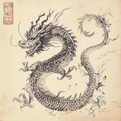 揭秘中國紋身玄學：龍圖騰的文化內涵與刺青禁忌