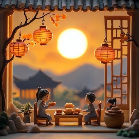 金延安度假區(qū)中秋獻(xiàn)禮，傳承文化舉辦拜月古風(fēng)活動
