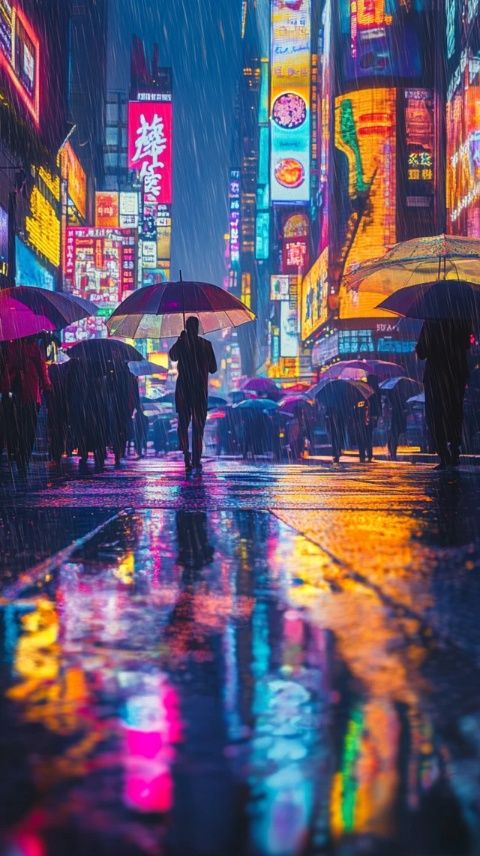 淚奔日本大阪梅田商圈的夜景，真的是讓人一見傾心的地方,想象一下