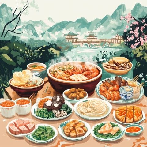 南北交融：中國美食文化的壯麗畫卷與現代創新