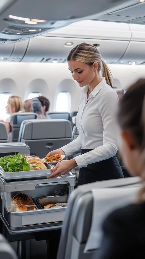 飛機餐都是怎么做的？空姐透露實情，看完你還敢吃嗎？