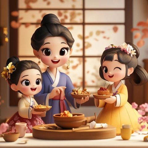 直播教學(xué)：瀟瀟大姑姐耐心指導(dǎo)安安小仙女學(xué)做餃子，傳承節(jié)日?qǐng)F(tuán)圓文化