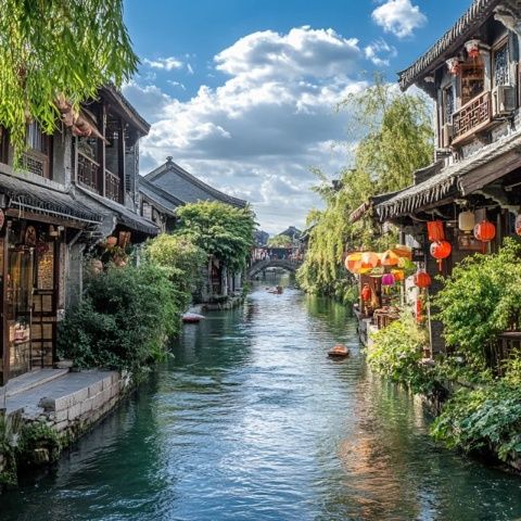 國慶假期到廣西桂林興安靈渠旅游，在這里遇上了柴火雞