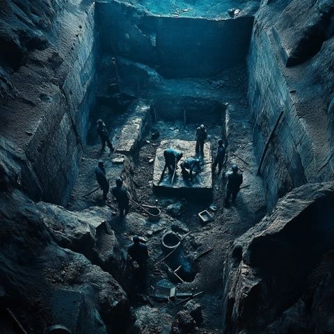 千年古墓驚現：百年宴席未腐朽，考古現場揭秘神秘“看門人