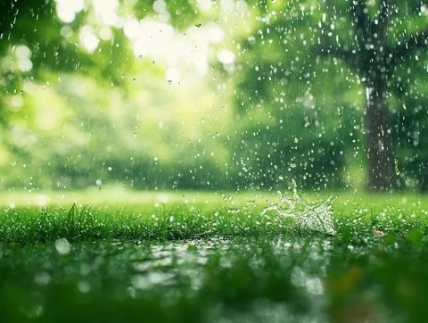 4月14日周日晨醒雨中，午后轉(zhuǎn)晴
