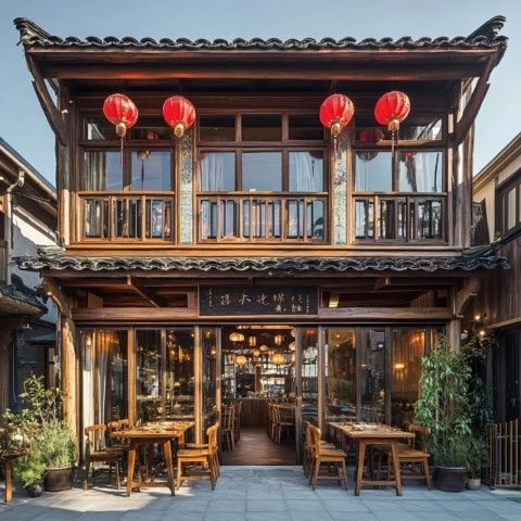 位于紹興古城中心的一家別具特色的餐廳——北大院餐廳，古色古香的環境與美味佳肴相得益彰