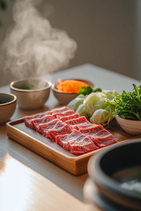 媽媽強烈推薦的年夜飯：富士山型半熟和牛，口感驚艷！