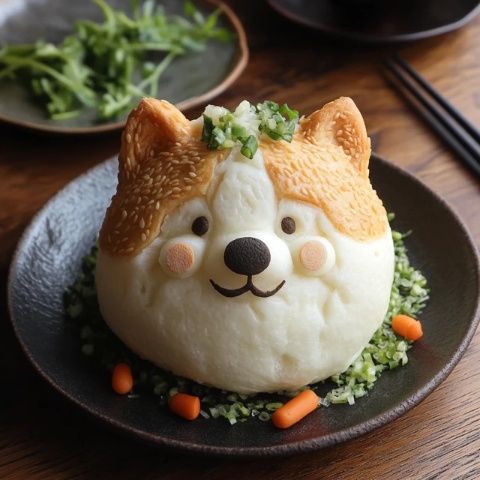 外脆內軟的超萌小點心做法簡單營養又好吃