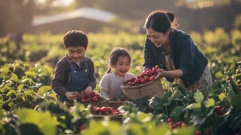 周五接弟妹發現草莓上市,價格八元一斤,新鮮土豆成新菜式
