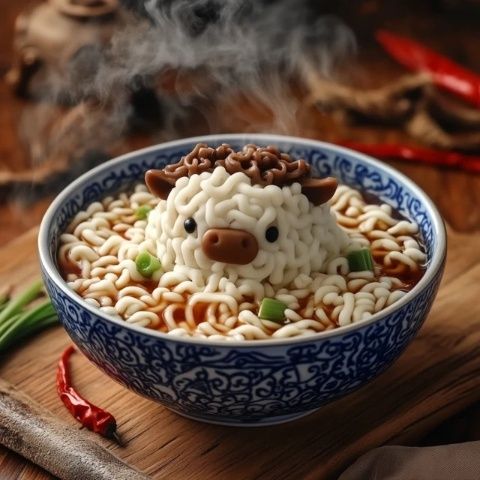 荊粉小吃牛肉面館開業，招牌面僅需八元，引發早餐市場熱議！