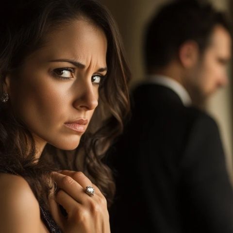 她也許誤會了：難道是想逃婚？