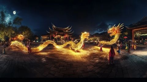 廬山西海旁的不夜城|柘林老鎮非遺美食文創園——品民俗、賞美食之旅