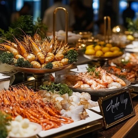 上海華爾道夫酒店美食樂園探店記：海鮮盛宴與法式風情的完美碰撞