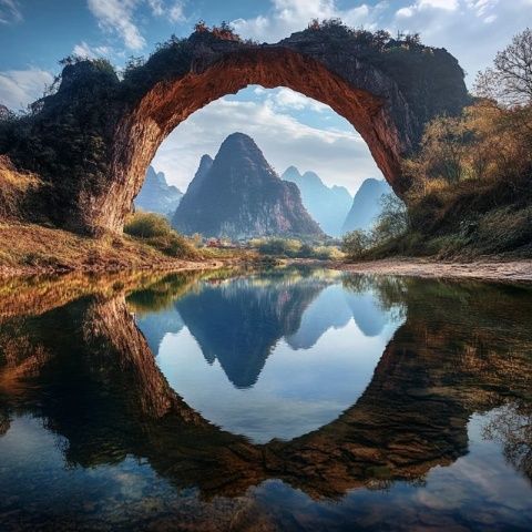 漓江是中國桂林地區(qū)的一條著名河流，在領(lǐng)略江南水鄉(xiāng)風(fēng)情和壯美山水之間