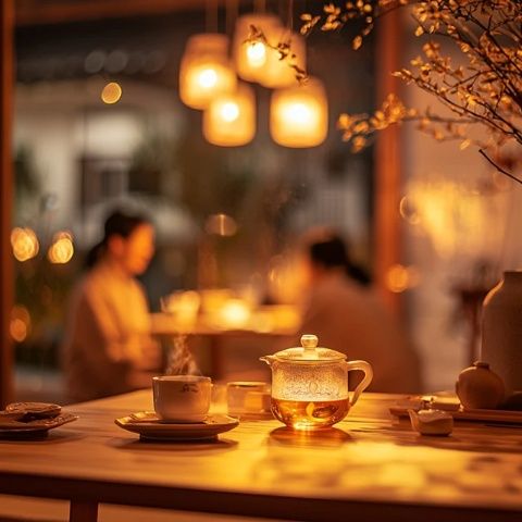 冬夜江灘，燈籠高掛，淺酌桂花冬釀，體驗蘇州傳統佳釀的清甜與雅致