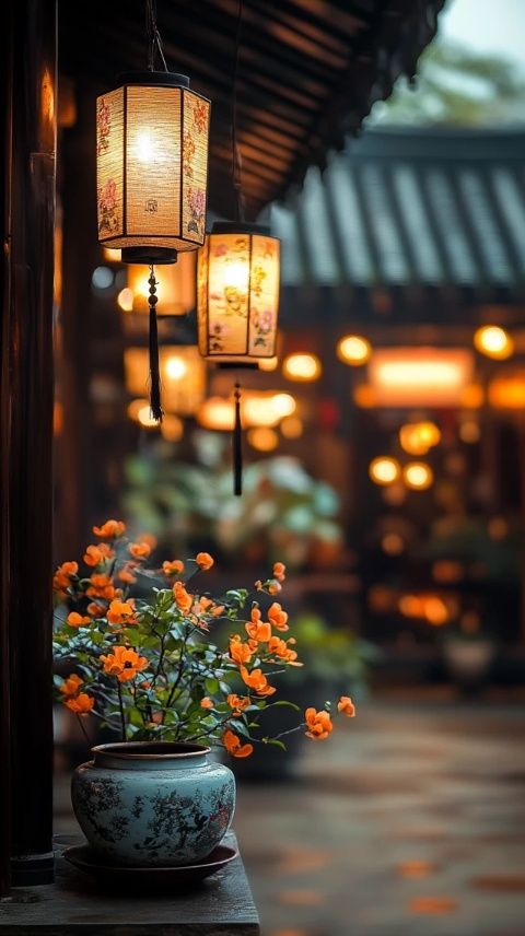 冬夜江灘，燈籠高掛，淺酌桂花冬釀，體驗蘇州傳統佳釀的清甜與雅致