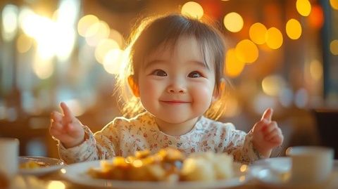 你這小子，想吃什么？先問我！在廣東的一家酒樓里