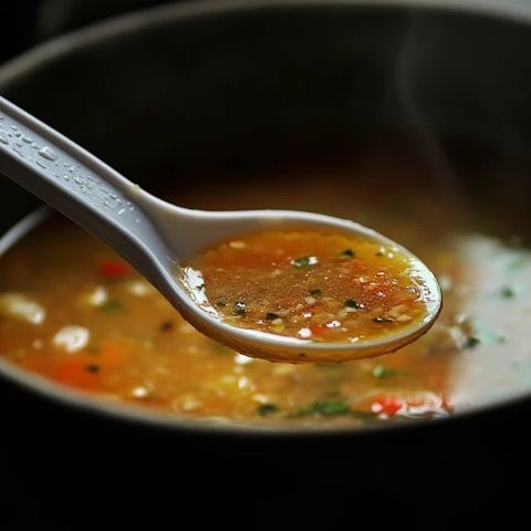 終于又回來了，不管出去多久，總是忘不了這一口充滿了家中味道的湯粉